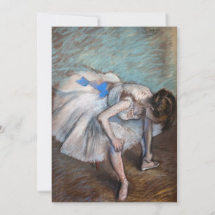 Convites Edgar Degas - Dançarina Sentada