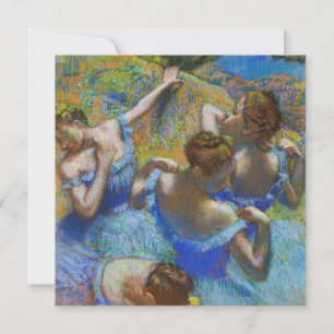 Convites Edgar Degas - Dançarinas Azuis