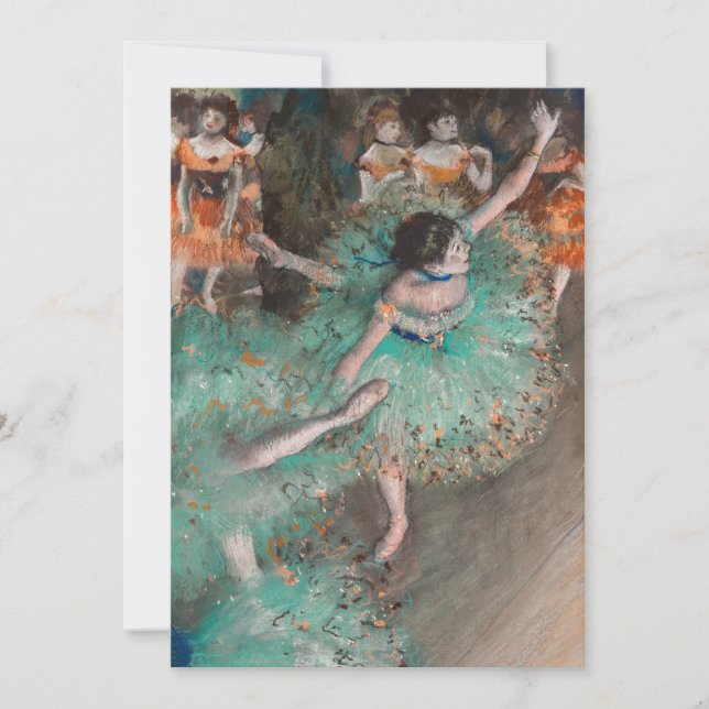 Convites Edgar Degas - Dançarino Balançante / Dançarino em  (Frente)