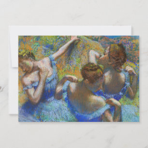 Convites Edgar Degas - Dançarinos Azuis