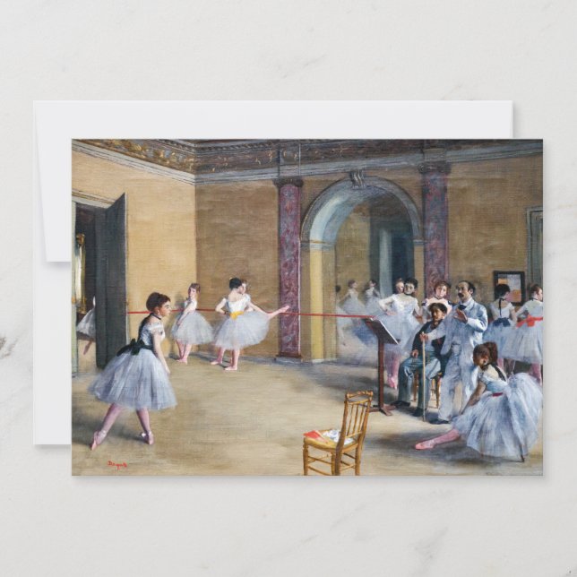 Convites Edgar Degas - Dance Foyer, Opera rue Le Peletier (Frente)