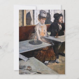 Convites Edgar Degas - Em um Café / O Absinto