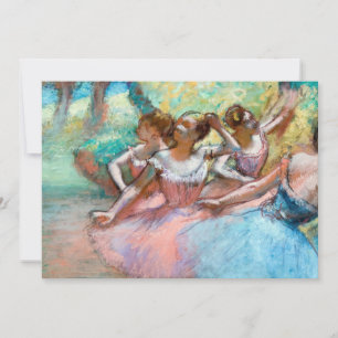 Convites Edgar Degas - Quatro Ballerinas no Palco