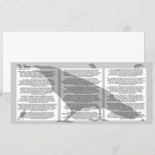 Convites Edgar Poe O Corvo