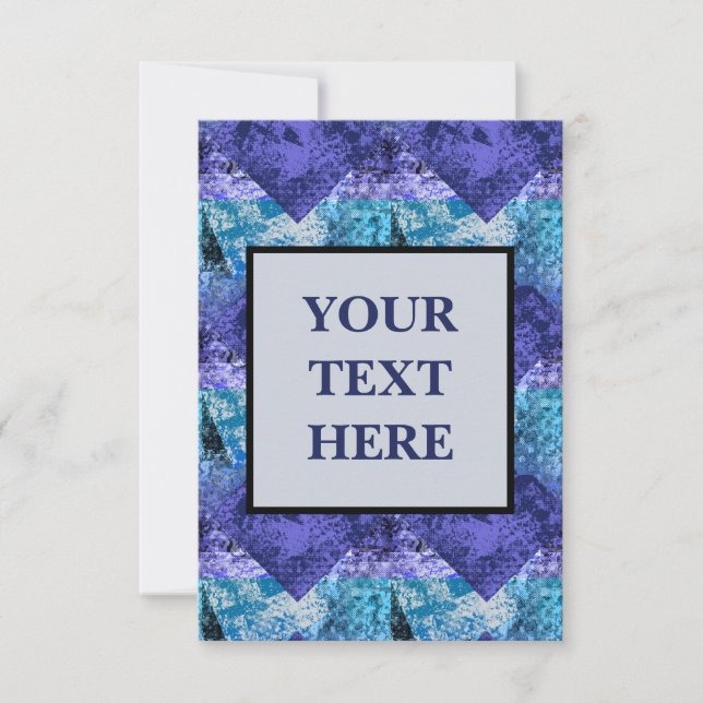 Convites "Edgy DIY Impressão - Estilo Zine Grunge Meia-Tons (Frente)