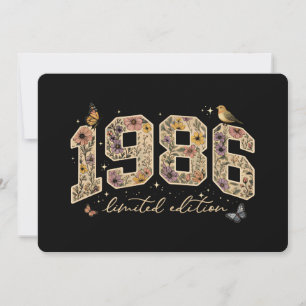 Convites Edição Limitada de 40º Aniversário Floral 1986