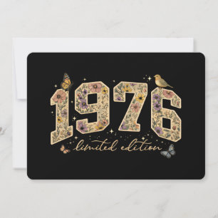 Convites Edição Limitada de 50º Aniversário Floral de 1976