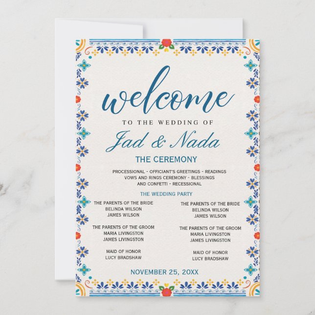 Convites Editable Mexican Wedding Invitation   (Frente)