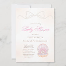 Editable Pearl Invitation