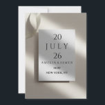 Convites Editable Save the Date Wedding Invitation”<br><div class="desc">Celebrate your special day with this elegant minimalist wedding invitation.  
Perfect for save-the-date cards or wedding announcements,  this design features clean lines and modern typography.</div>