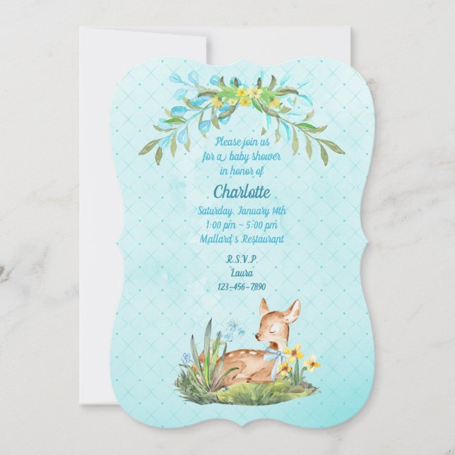 Convites editáveis para download instantâneo  (Frente)