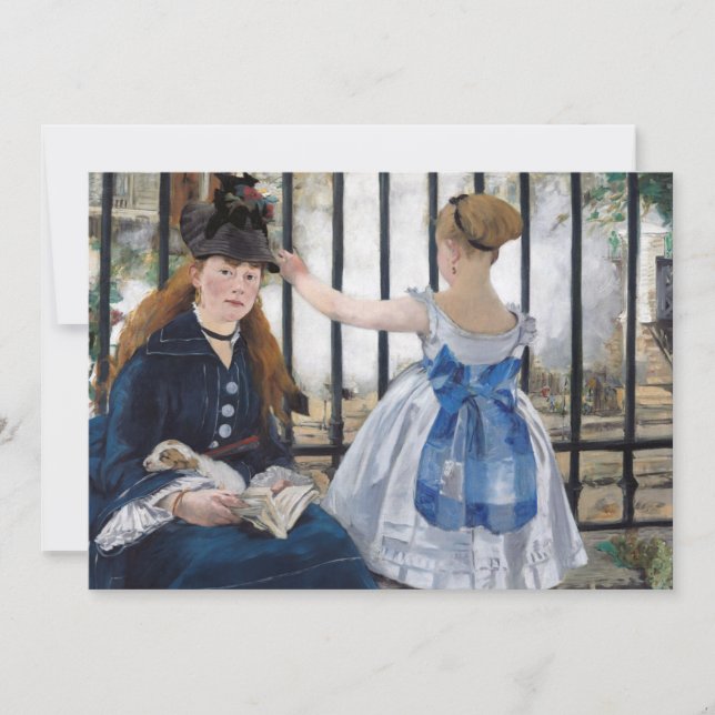 Convites Edouard Manet - A Ferrovia (Frente)