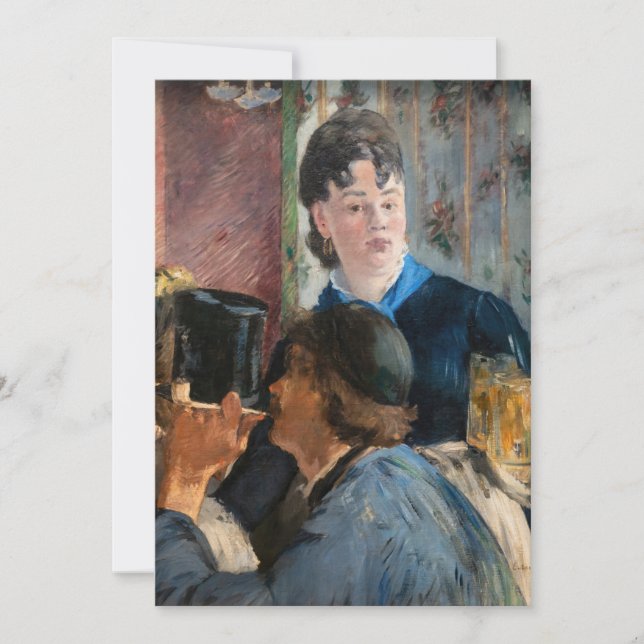 Convites Edouard Manet - Cerveja Garçonete (Frente)