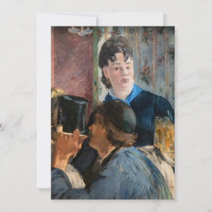 Convites Edouard Manet - garçonete servindo cerveja