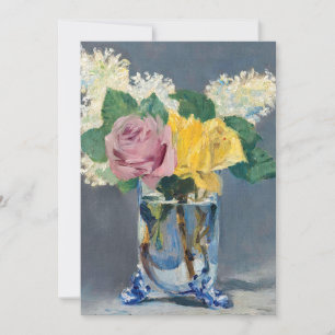 Convites Edouard Manet - Lilases e Rosas