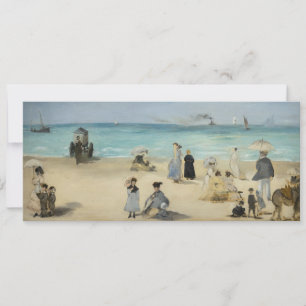 Convites Edouard Manet - Na Praia, Boulogne-sur-Mer