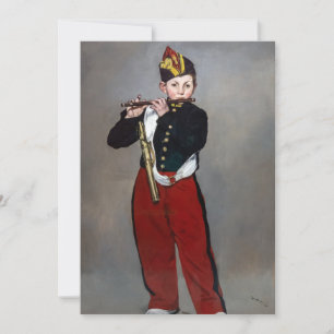 Convites Edouard Manet - O Jovem Flautista