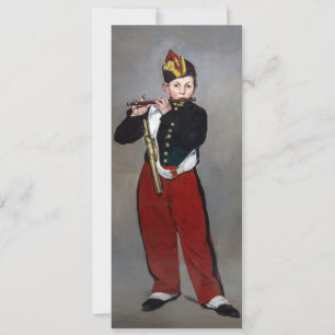 Convites Edouard Manet - O Jovem Flautista