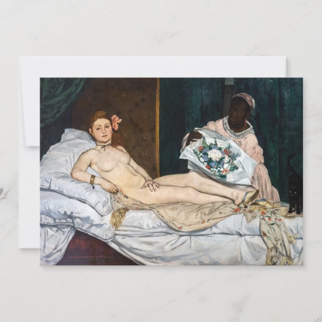 Convites Edouard Manet - Olympia (Frente)