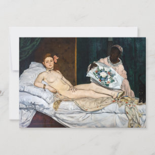 Convites Edouard Manet - Olympia