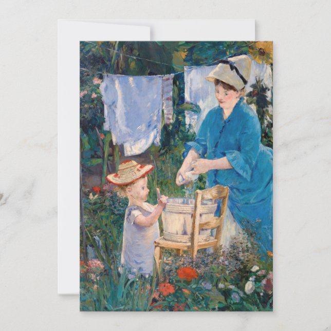Convites Edouard Manet - Roupa suja (Frente)