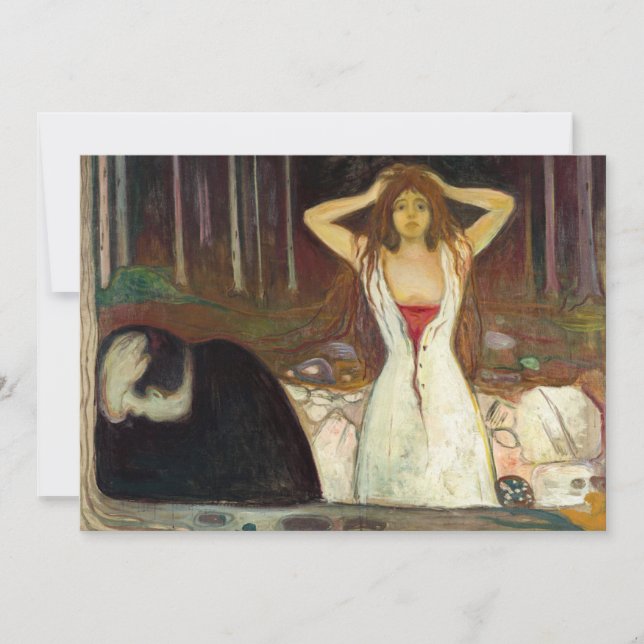 Convites Edvard Munch - Ashes (Frente)
