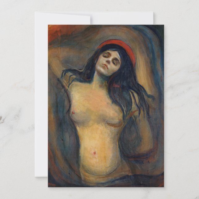 Convites Edvard Munch - Madona (Frente)