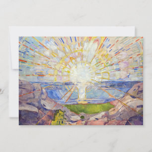 Convites Edvard Munch - O Sol 1911