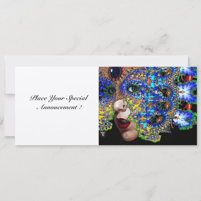 Convites EFÊMERO baile de máscaras doce 16 prata (Frente)