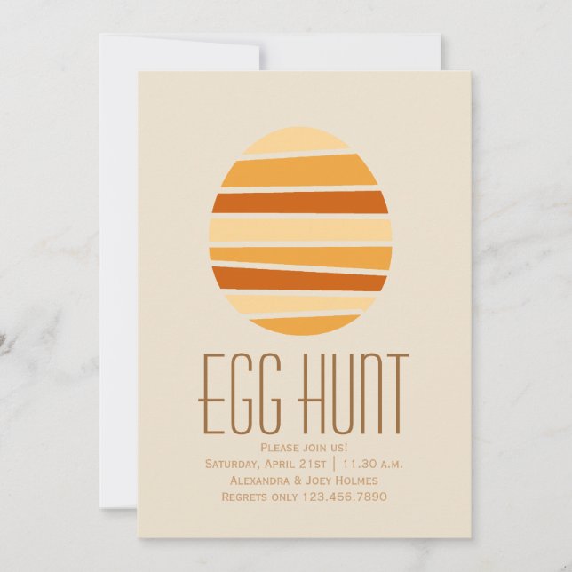 Convites Eggstravaganza (Frente)