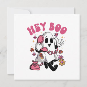 Convites Ei Boo - Fantasma Descolado de Halloween