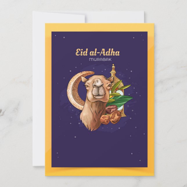 Convites Eid al-Adha (Mubarak) (Frente)