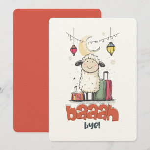 Convites Eid Meme Ovelha Engraçada LOL HAHA   Tchau Baaah!