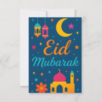 Eid Mubarak - Colorido para Crianças Mesquita Flor
