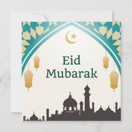 Convites Eid Mubarak em Branco