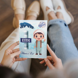 Convites Eid Mubarak Personalizado/Eid Saudação Para Crianç