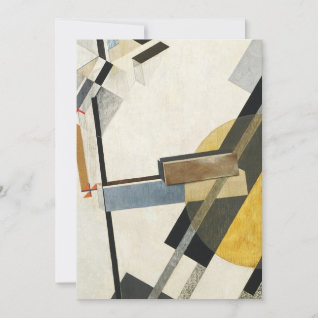 Convites El Lissitzky Proun 19D (Frente)