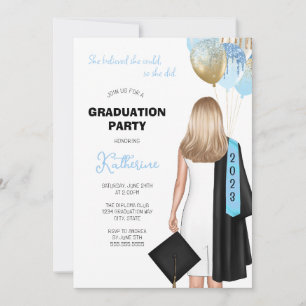 Convites Ela Acreditava Que Podia Graduar-Se