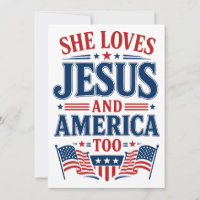 Ela Ama Jesus e a América Também