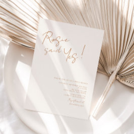 Convites Ela Disse Sim Terthy Boho Chá de panela