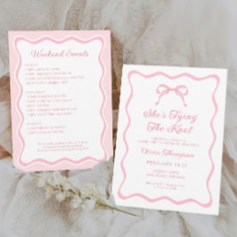 Convites Ela é Casando de Arco de Rosa