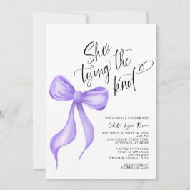 Convites Ela é Casando de Arco roxo