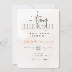 Convites Ela É Casando De Chá de panela Rosa