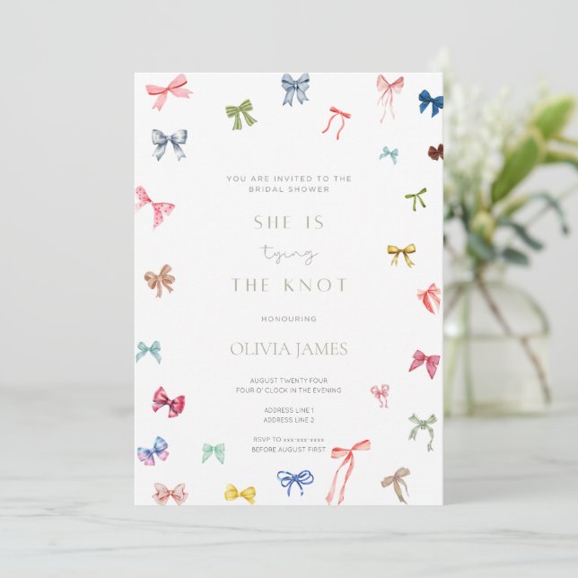 Convites Ela é chá de panela de casando (Em pé/Frente)