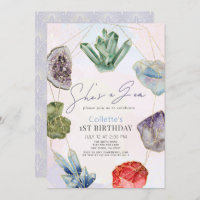 Ela é um primeiro aniversario Gemstone Geology Cry