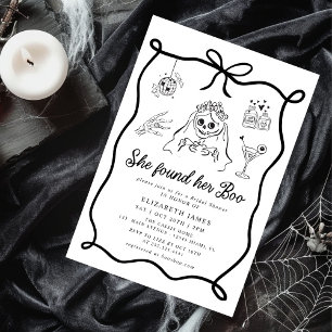 Convites Ela Encontrou Seu Amor Fantasma Floral Chuveiro de