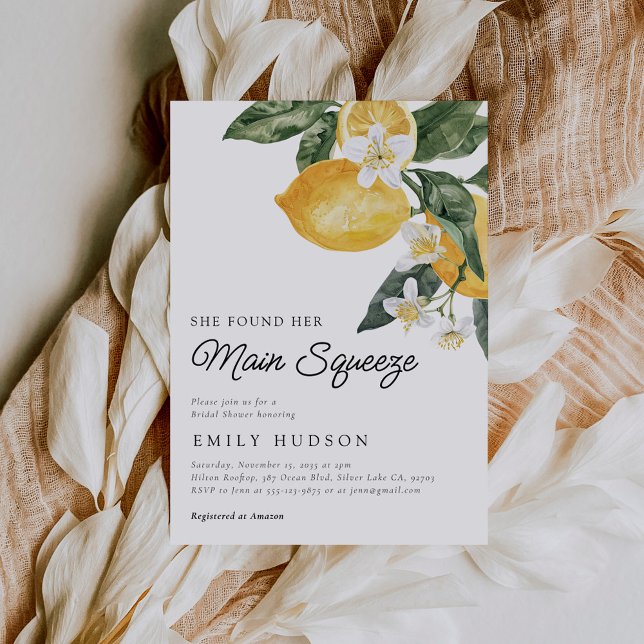 Convites Ela Encontrou Seu Chá de panela De Apertar Princip (Criador carregado)