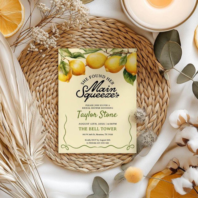 Convites Ela Encontrou Seu Chá de panela De Apertar Princip (Criador carregado)