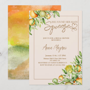 Convites Ela Encontrou Seu Chá de panela De Apertar Princip