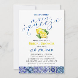 Convites Ela Encontrou Seu Chá de panela De Apertar Princip